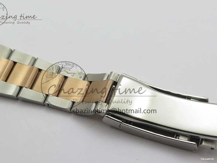 126281 Bracelet BP Gray DateJust Oyster 1:1 Best on Edition Maker RG SS 36 Roman Dial 0417